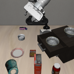 Scene with a changed object layout